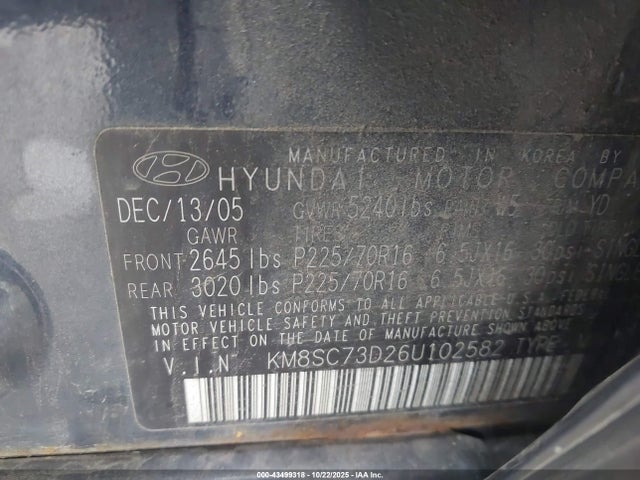 HYUNDAI SANTA FE GLS - 9