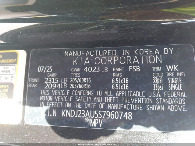 2025 KIA SOUL LX photo 9