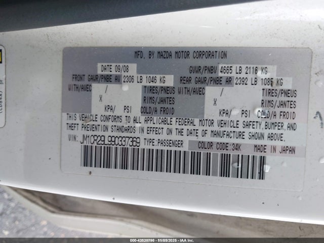 2009 Mazda MAZDA5 SPORT 照片 9