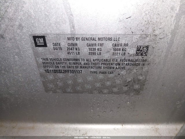 CHEVROLET MALIBU 2LT - 9