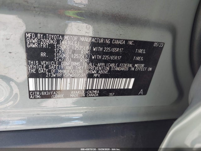 2023 TOYOTA RAV4 XLE 9