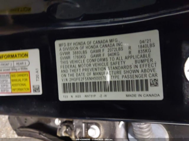 HONDA CIVIC SPORT - 9