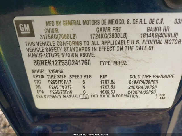 CHEVROLET AVALANCHE - 9