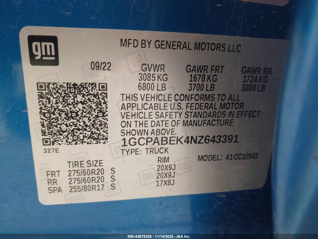 CHEVROLET SILVERADO 1500 2WD SHORT BED CUSTOM - 9