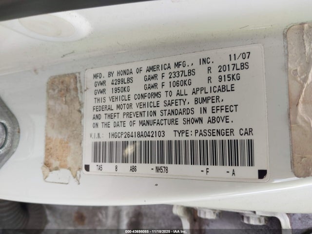 HONDA ACCORD - 9