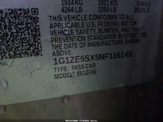 CHEVROLET MALIBU FWD PREMIER - 9