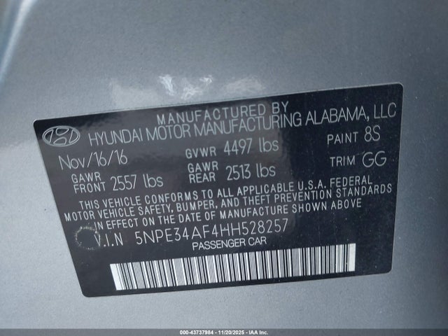 HYUNDAI SONATA LIMITED - 9