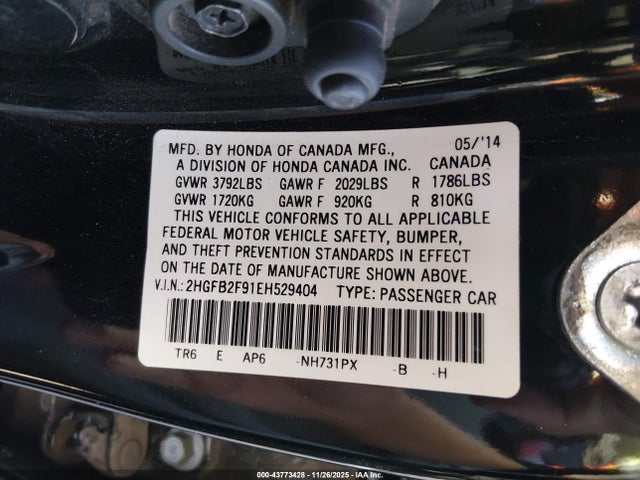 HONDA CIVIC EX-L - 9