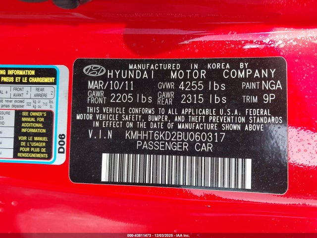 HYUNDAI GENESIS 2.0T - 9