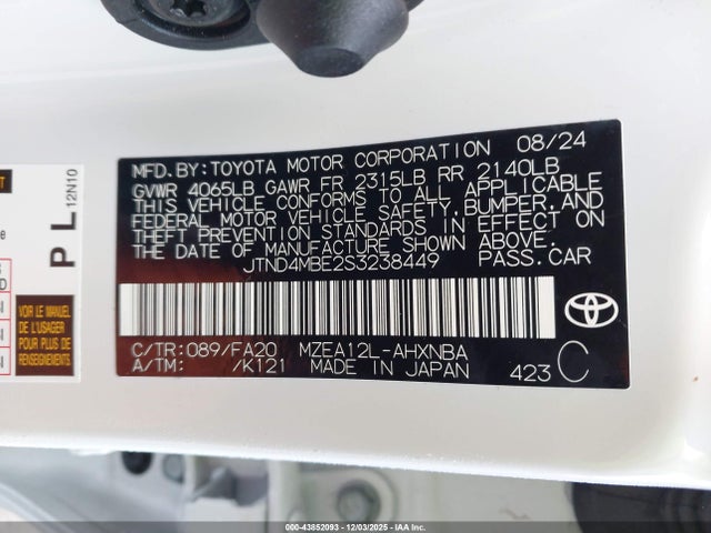 2025 Toyota COROLLA SE 照片 9