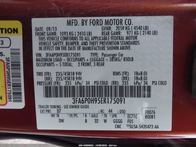 FORD FUSION SE - 9