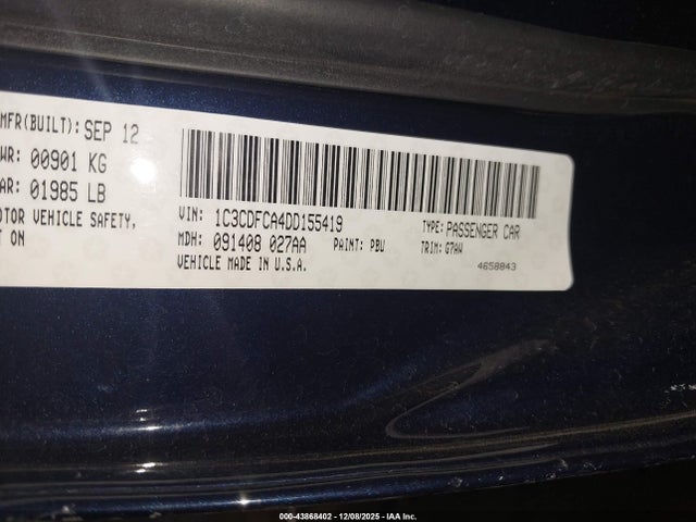 DODGE DART LIMITED - 9