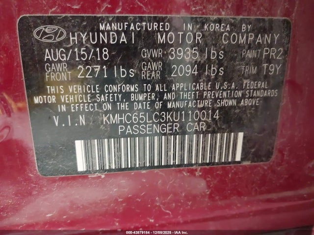 HYUNDAI IONIQ HYBRID BLUE - 9