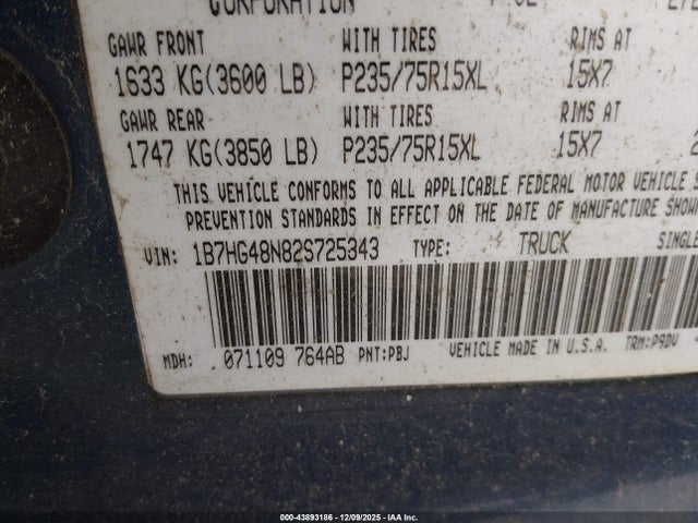 DODGE DAKOTA SLT - 9