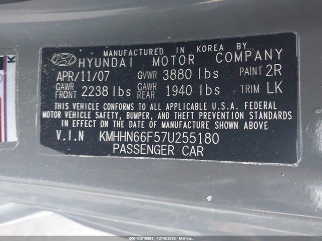 HYUNDAI TIBURON GT/GT LIMITED/SE - 9