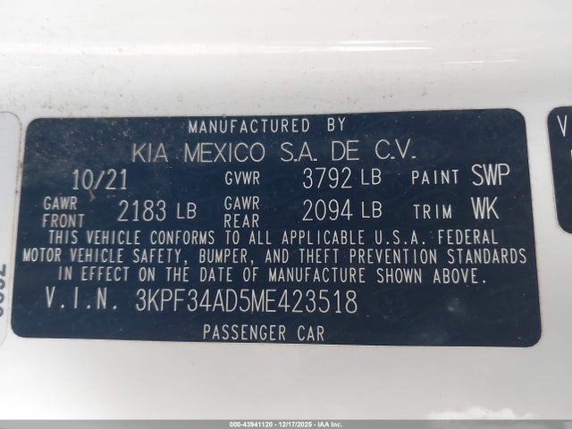 KIA FORTE GT-LINE - 9