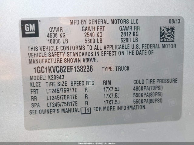 CHEVROLET SILVERADO 2500HD WORK TRUCK - 9