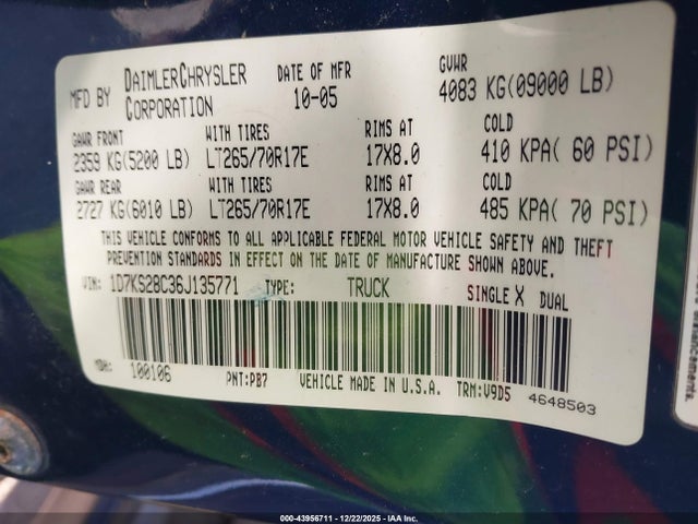 DODGE RAM 2500 SLT/TRX4 OFF ROAD/SPORT/POWER WAGON - 9