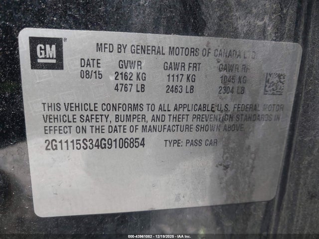 CHEVROLET IMPALA 2LT - 9