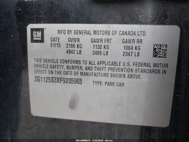 CHEVROLET IMPALA 2LT - 9