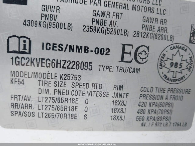 CHEVROLET SILVERADO 2500HD LT - 9