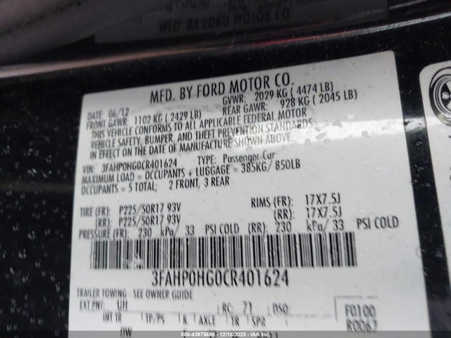 FORD FUSION SE - 9