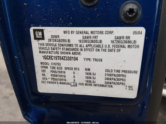 CHEVROLET SILVERADO 1500 LS - 9