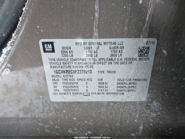 CHEVROLET SILVERADO 1500 1LT - 9