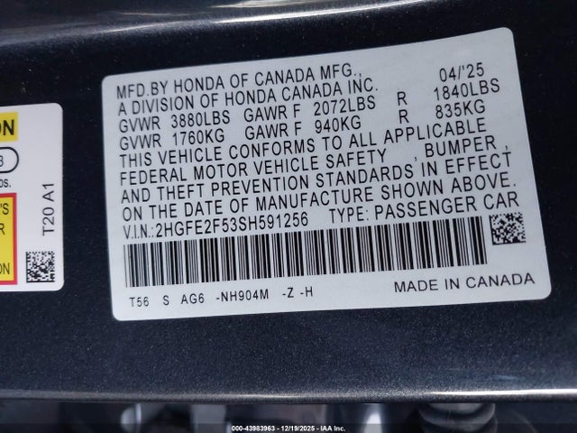 HONDA CIVIC SPORT - 9