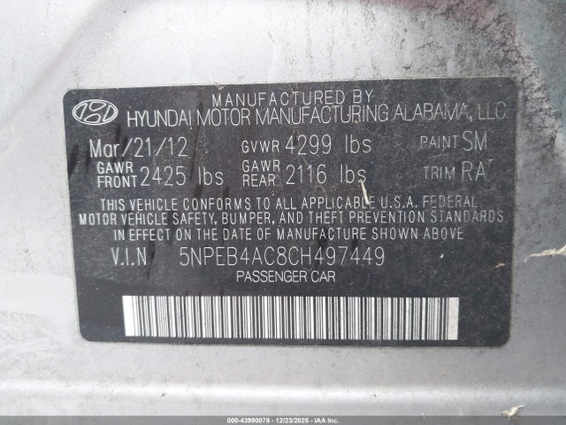 HYUNDAI SONATA GLS - 9