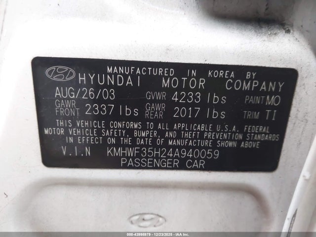 HYUNDAI SONATA - 9