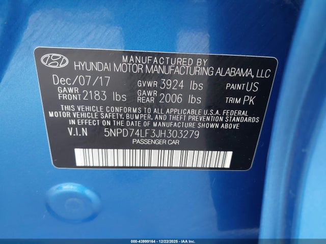 HYUNDAI ELANTRA SE - 9