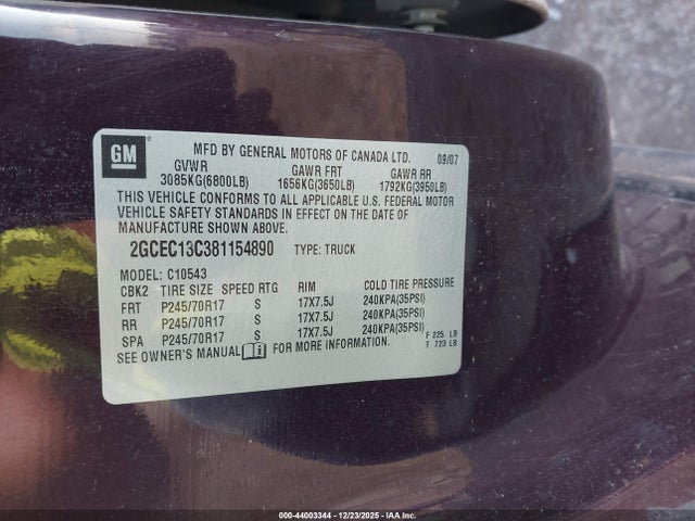 CHEVROLET SILVERADO 1500 WORK TRUCK - 9