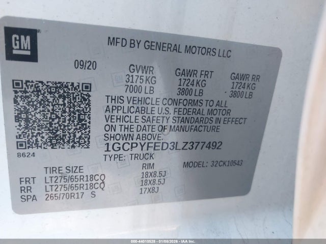 CHEVROLET SILVERADO 1500 4WD SHORT BED LT TRAIL BOSS - 9