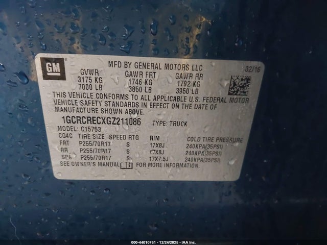 CHEVROLET SILVERADO 1500 - 9