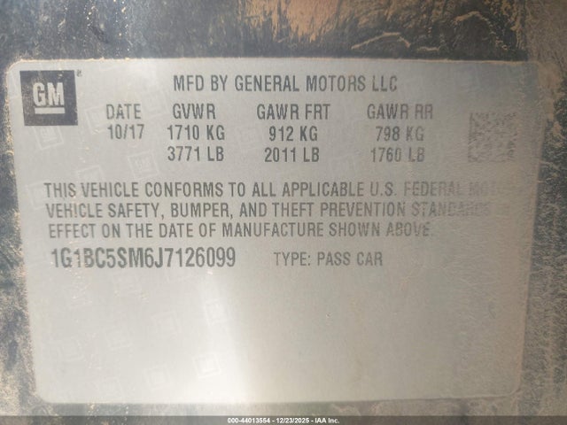 CHEVROLET CRUZE LS AUTO - 9