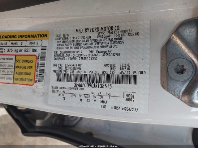 FORD FUSION TITANIUM - 9