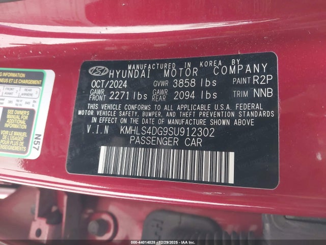 HYUNDAI ELANTRA SEL CONVENIENCE - 9