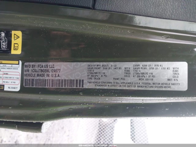 JEEP GLADIATOR RUBICON 4X4 - 9