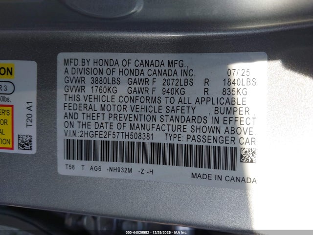 HONDA CIVIC SPORT - 9