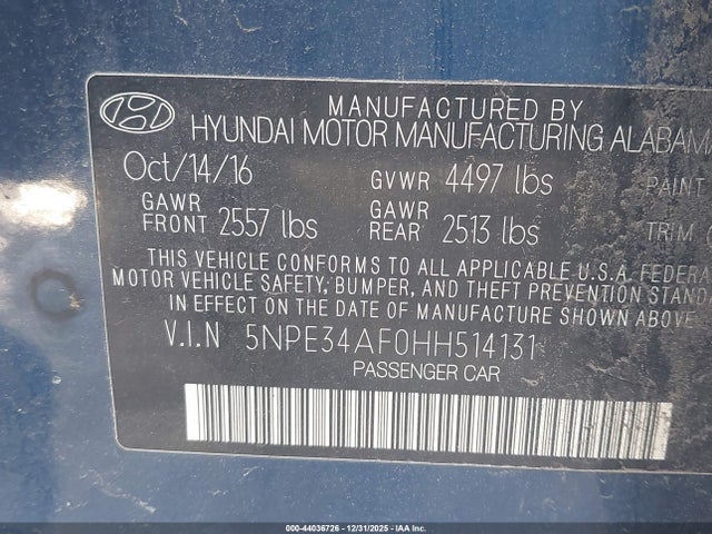 HYUNDAI SONATA SPORT - 9