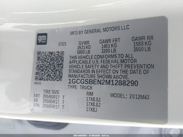 CHEVROLET COLORADO 2WD SHORT BOX WT - 9