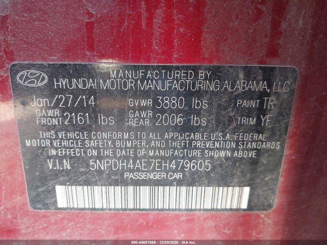 HYUNDAI ELANTRA LIMITED - 9