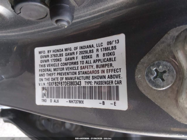 صورة 9 لـ 2013 Honda CIVIC EX