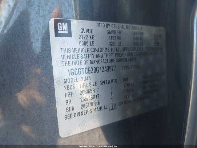 CHEVROLET COLORADO LT - 9