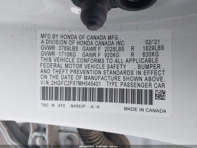 HONDA CIVIC LX - 9