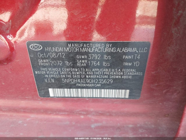 HYUNDAI ELANTRA LIMITED - 9