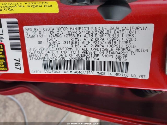 TOYOTA TACOMA - 9