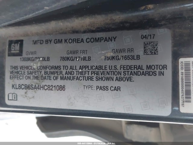 CHEVROLET SPARK LS CVT - 9