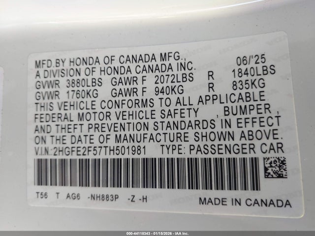 HONDA CIVIC SPORT - 9